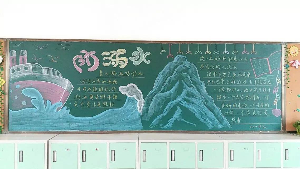 珍愛生命 預(yù)防溺水——灃東三小第二期黑板報(bào)評比活動圓滿舉行